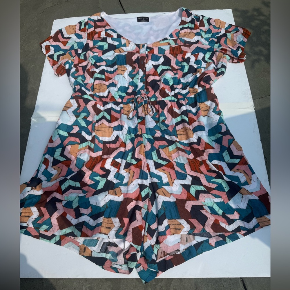 Multicolor romper plus size - Picture 2 of 9